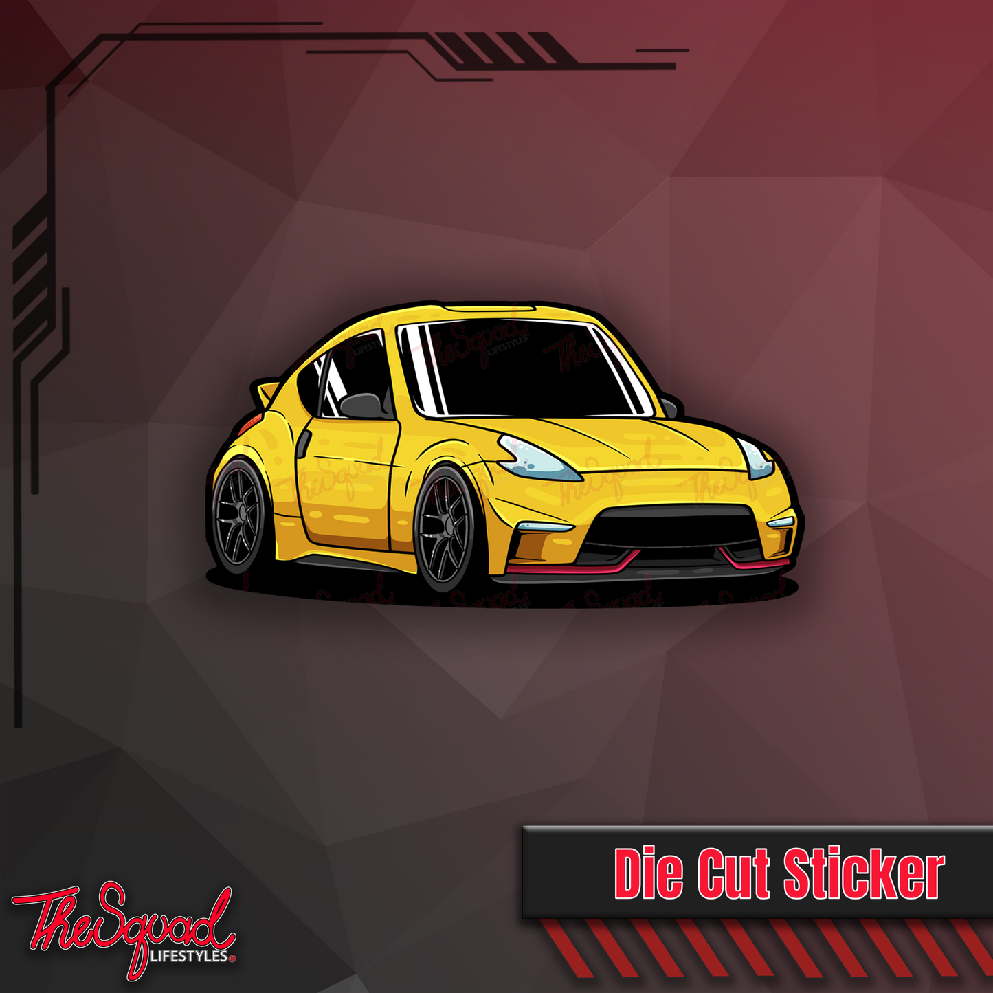 370z Chibi Mini Sticker