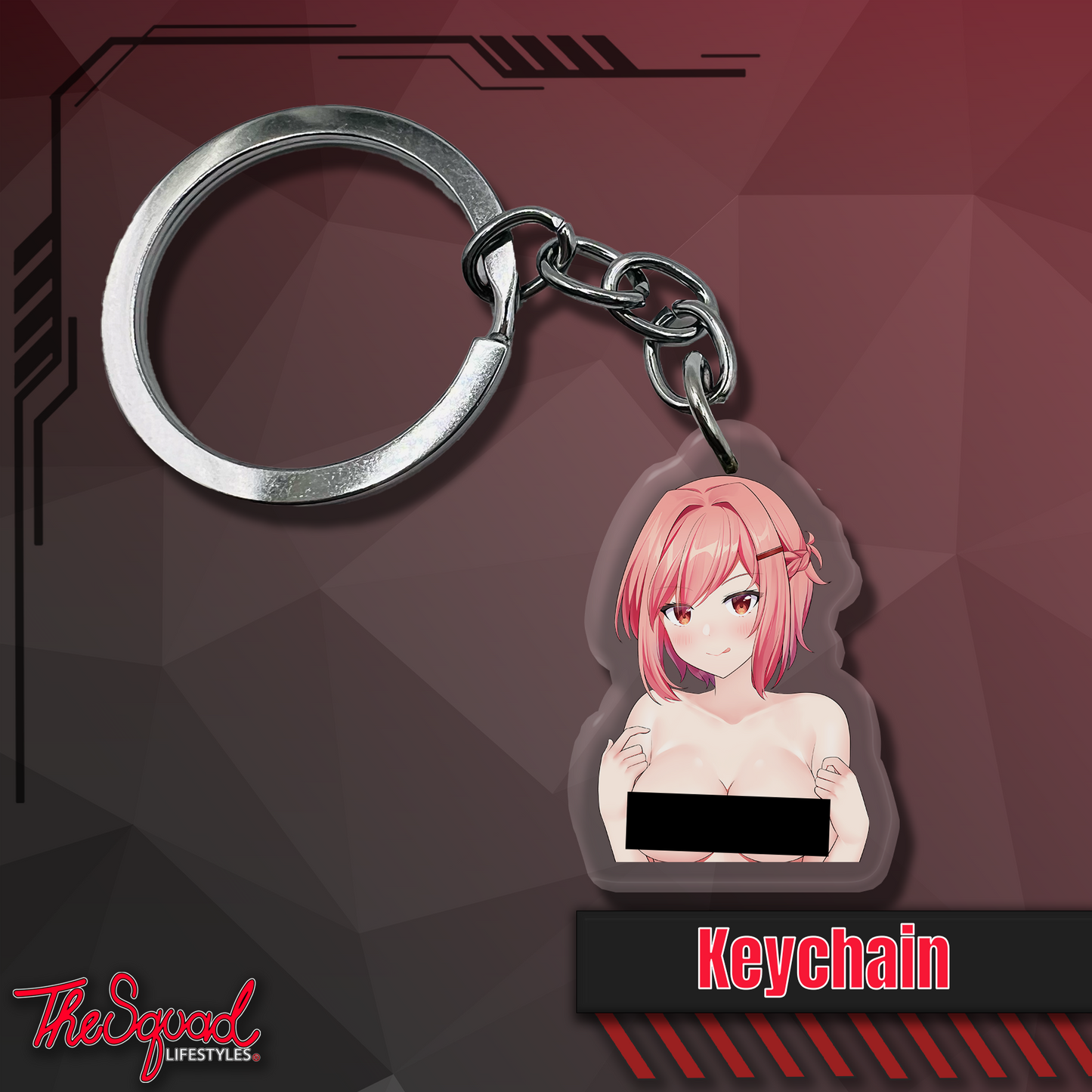 ABG (Anime Boba Girl) KayCee Keychain