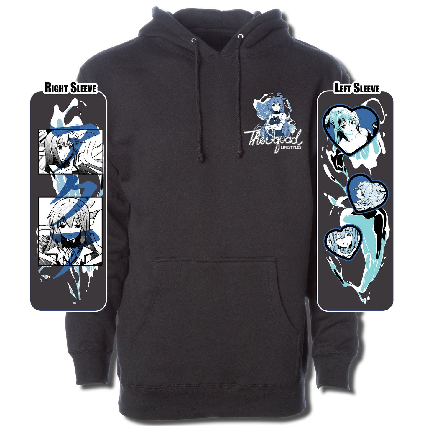Aqua Manga Hoodie