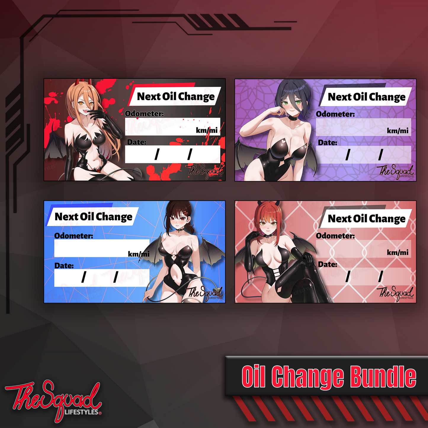 CSM Succubus Oil Change Sticker Bundle