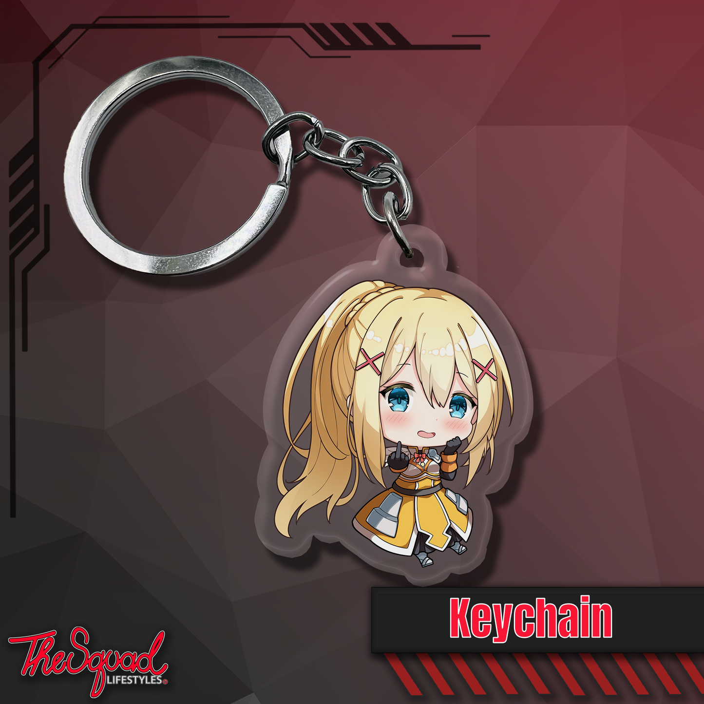 Darkness Pocket Waifu Keychain