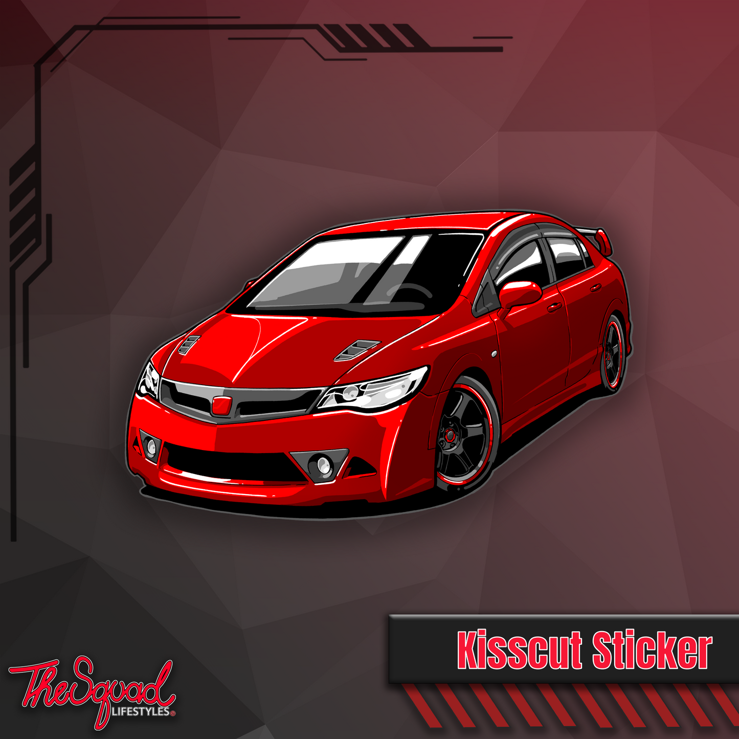 Civic Type R FD2 Sticker