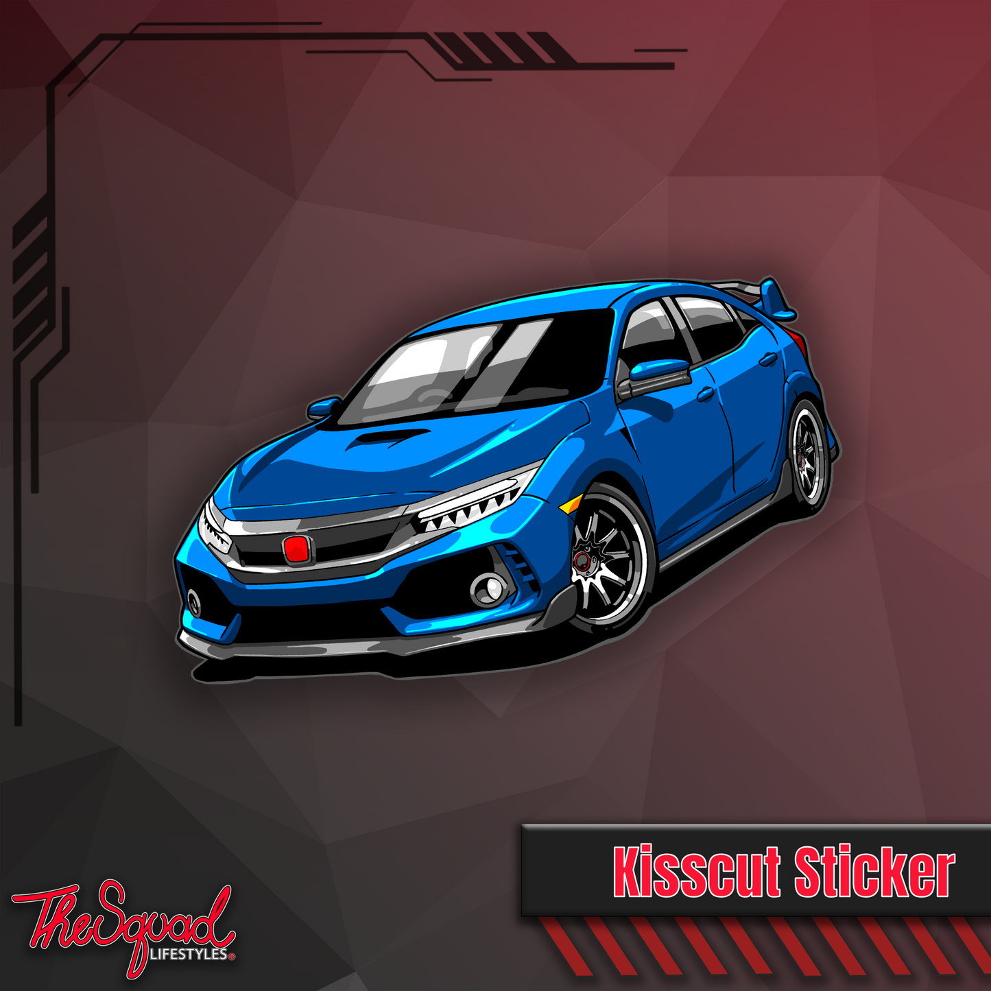 Civic Type R FK8 Sticker