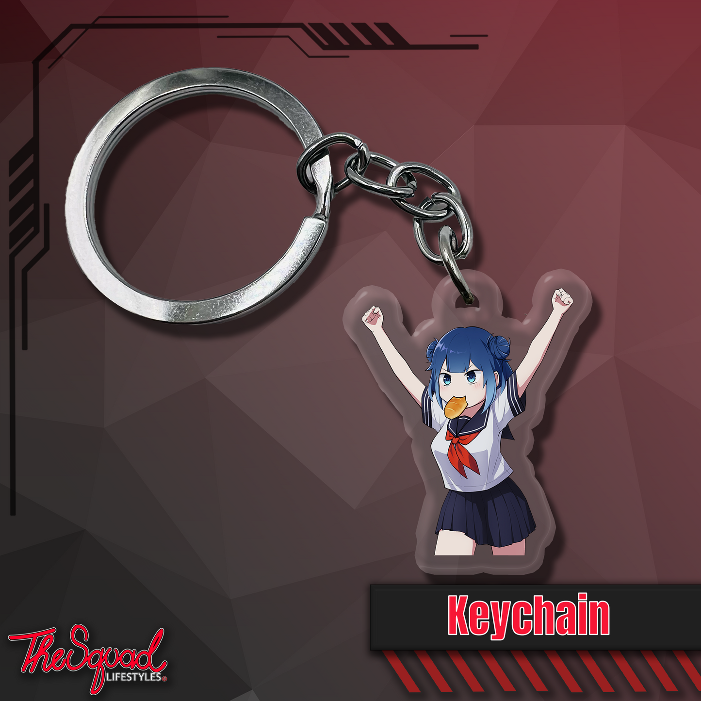 Emi Breadface Keychain