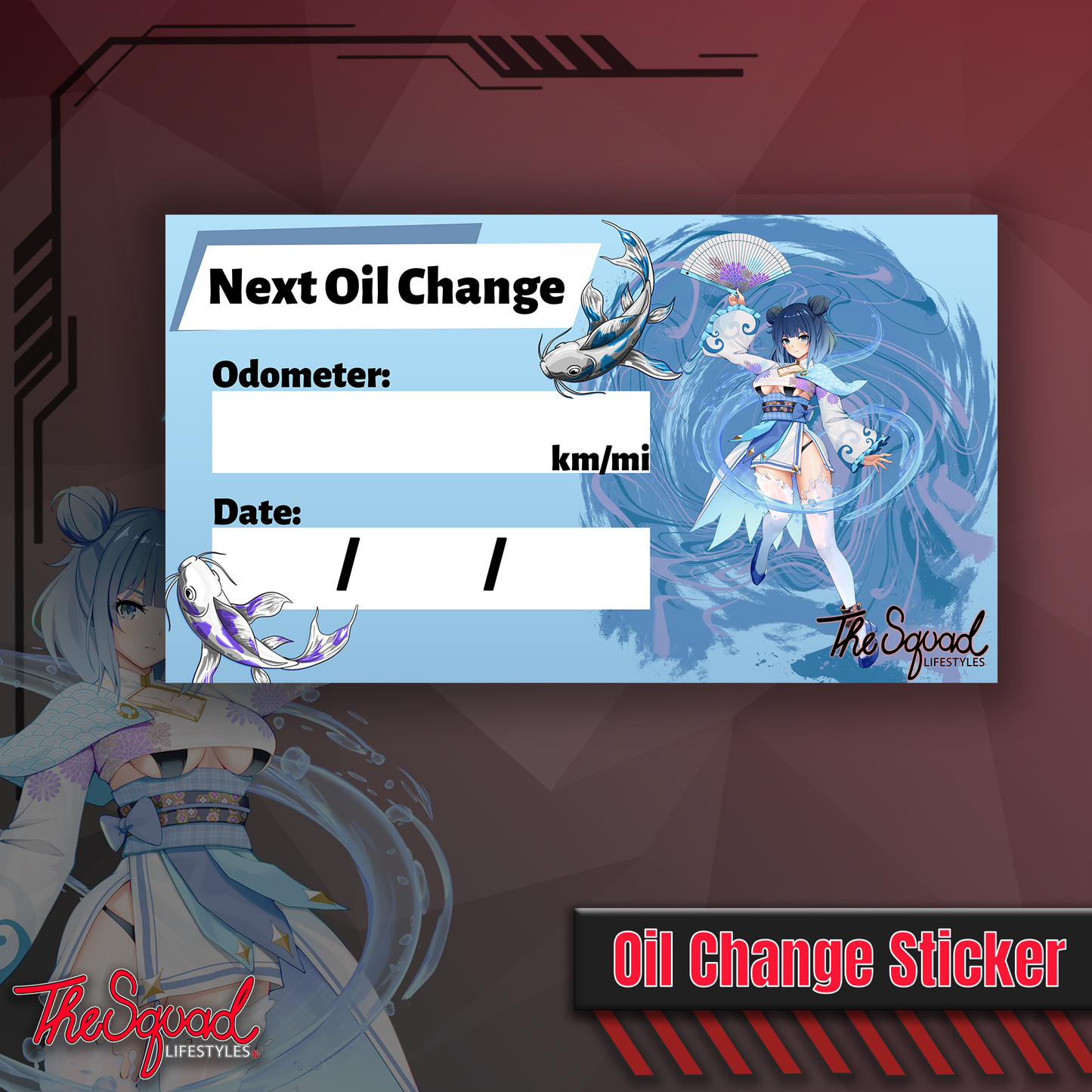 Emi Legends Oil Change Sticker