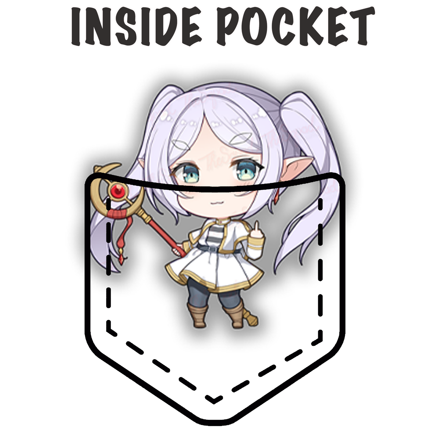 Mage Elf Pocket Waifu Shirt