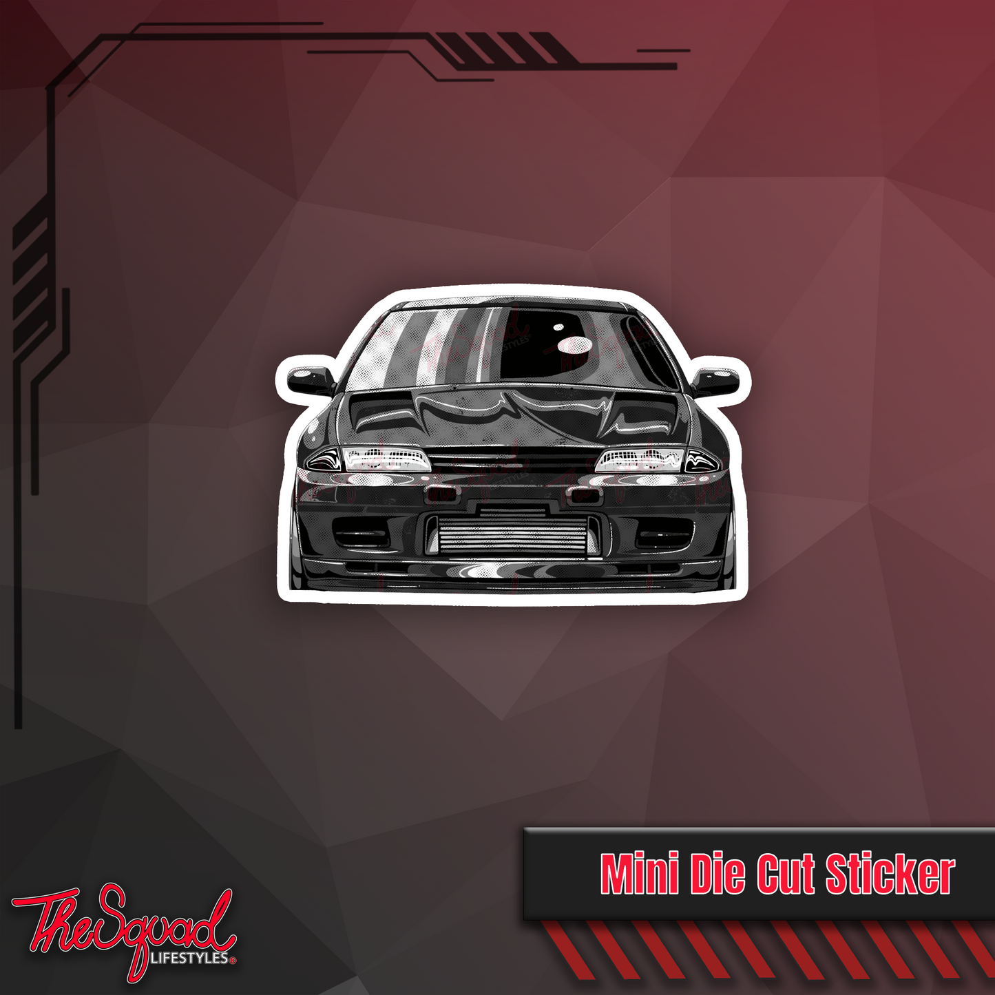 R32 Manga Mini Sticker
