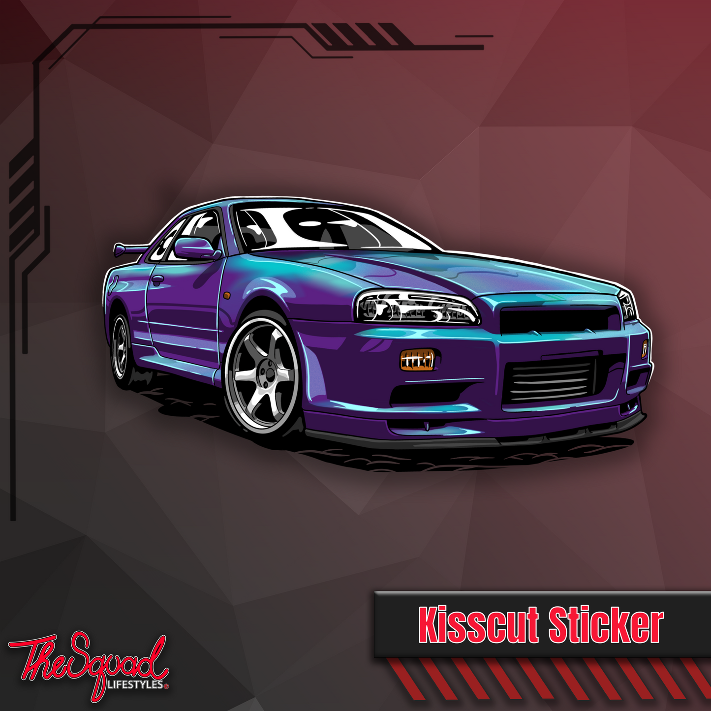 R34 GTR Sticker