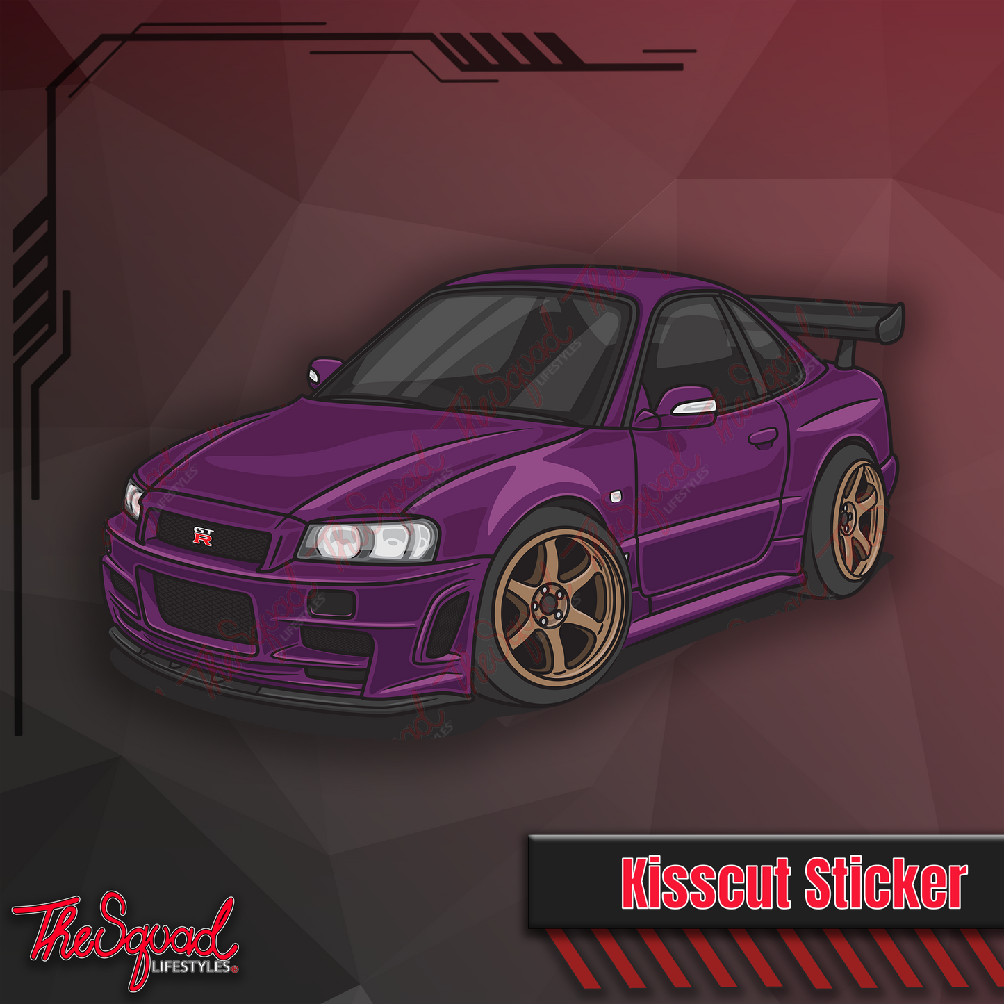 GTR R34 Sticker - JDM Tooners