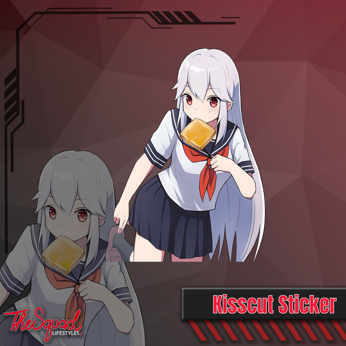 Haruka Bread Girl Sticker