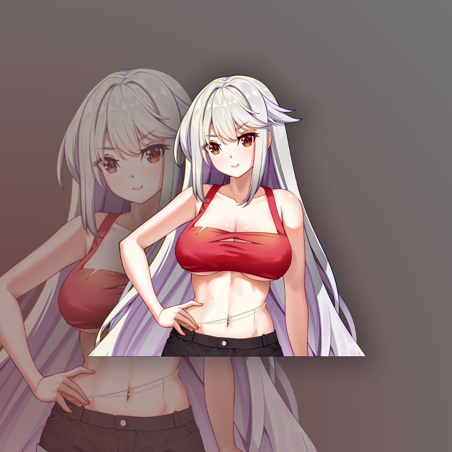 Haruka Import Half Body Sticker