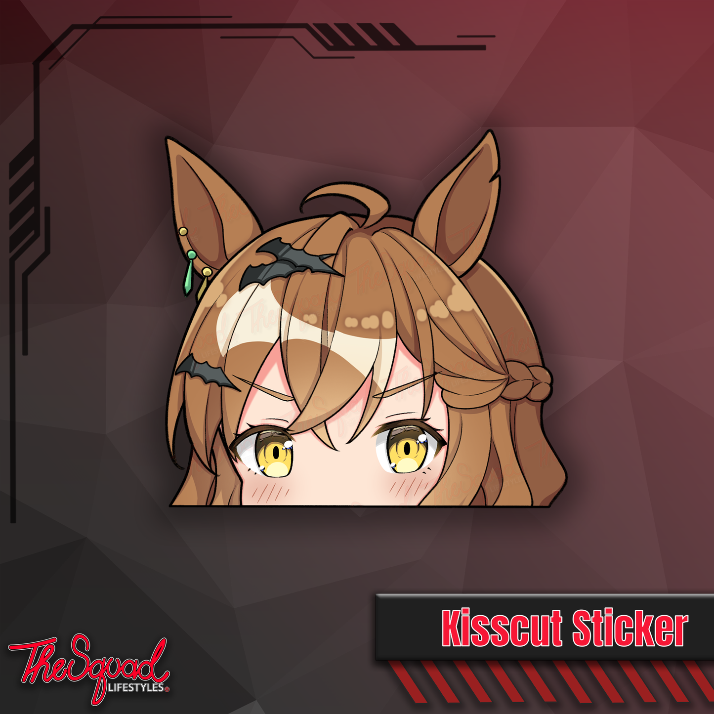 Uma Pocket Waifus V3 Peeker Stickers
