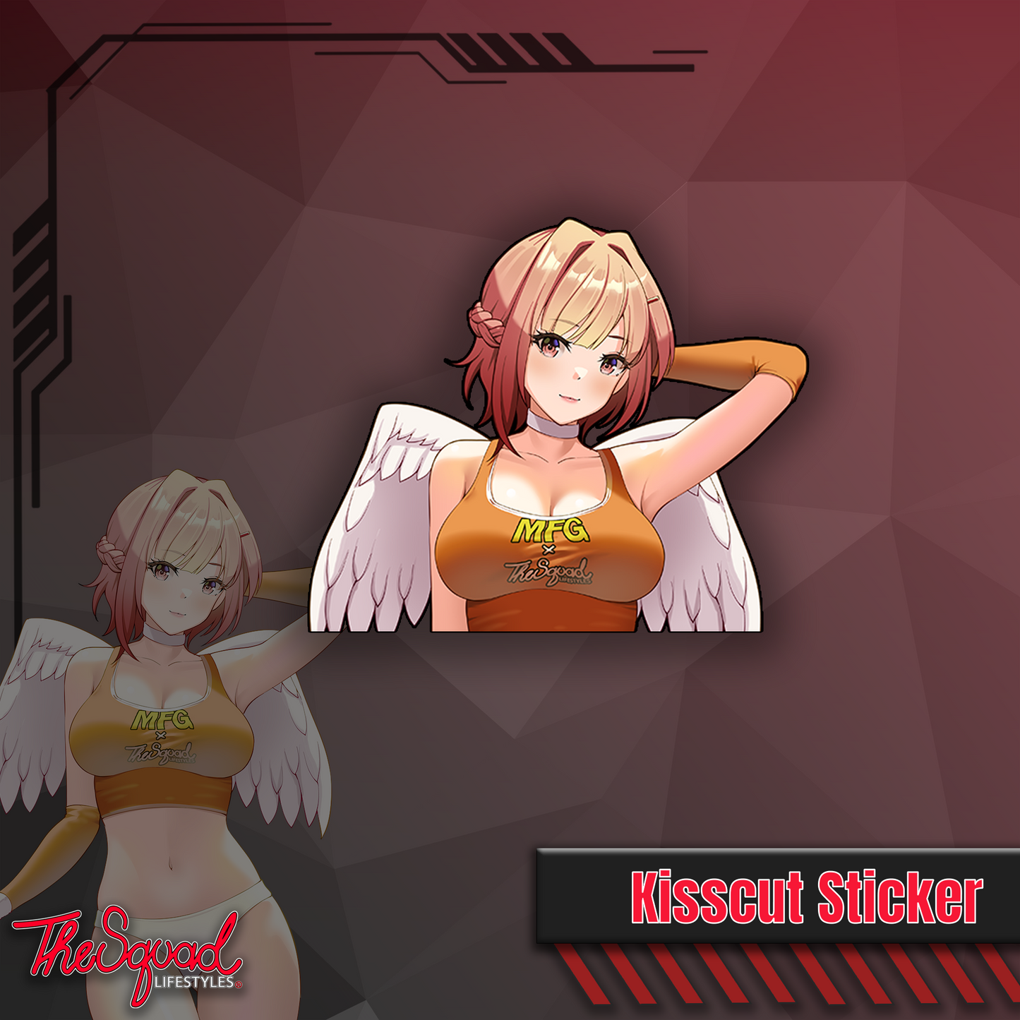 MFG Angel KayCee Halfbody Sticker