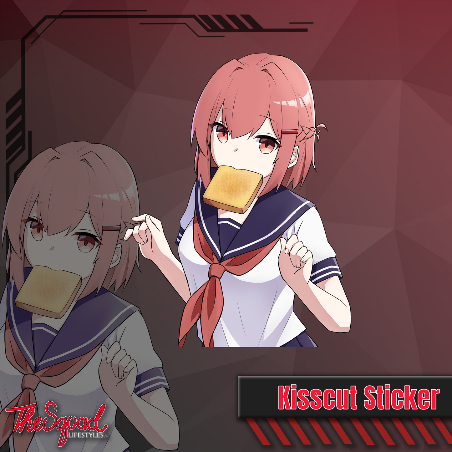 Kaycee Bread Girl Sticker