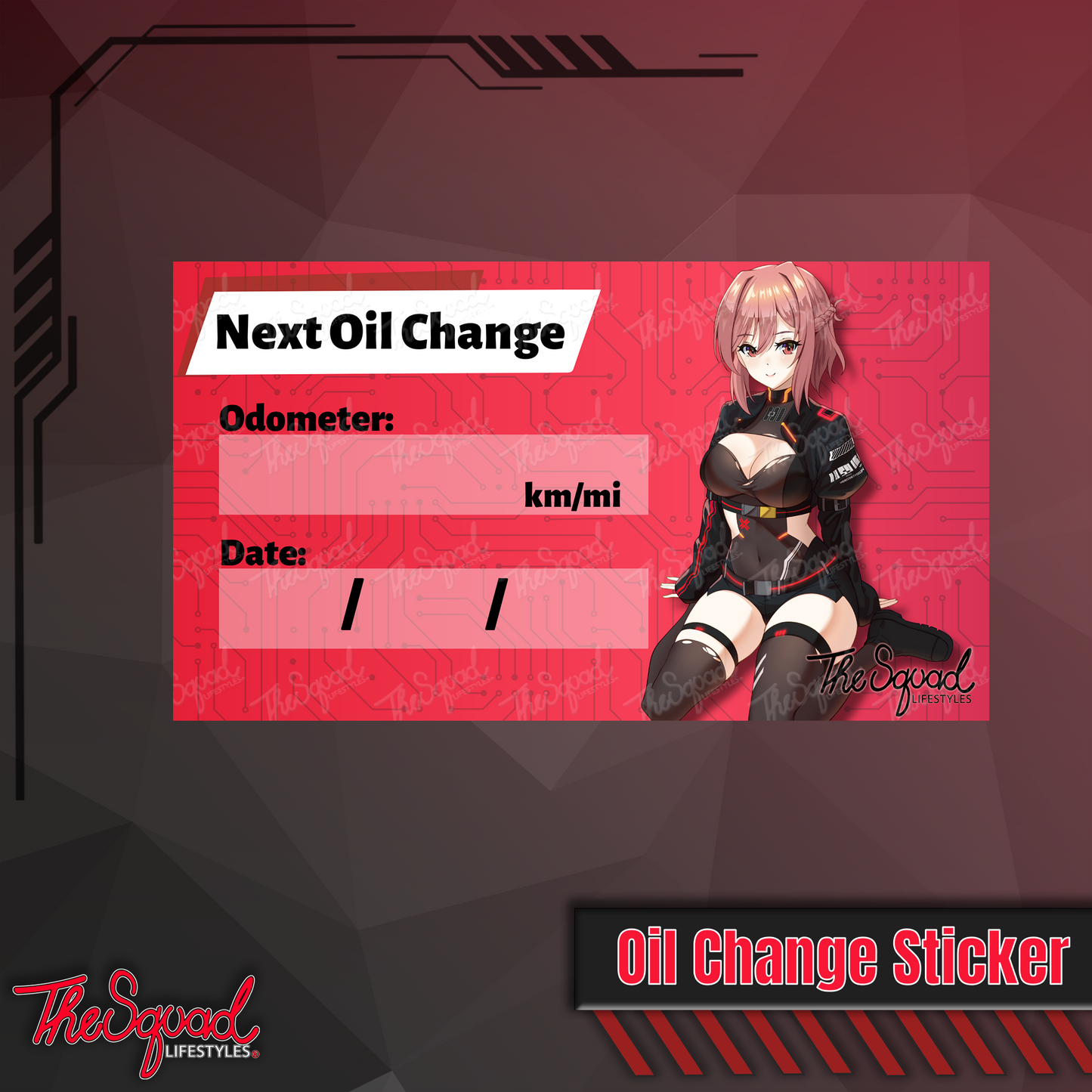 EDM Oil Change Sticker Bundle