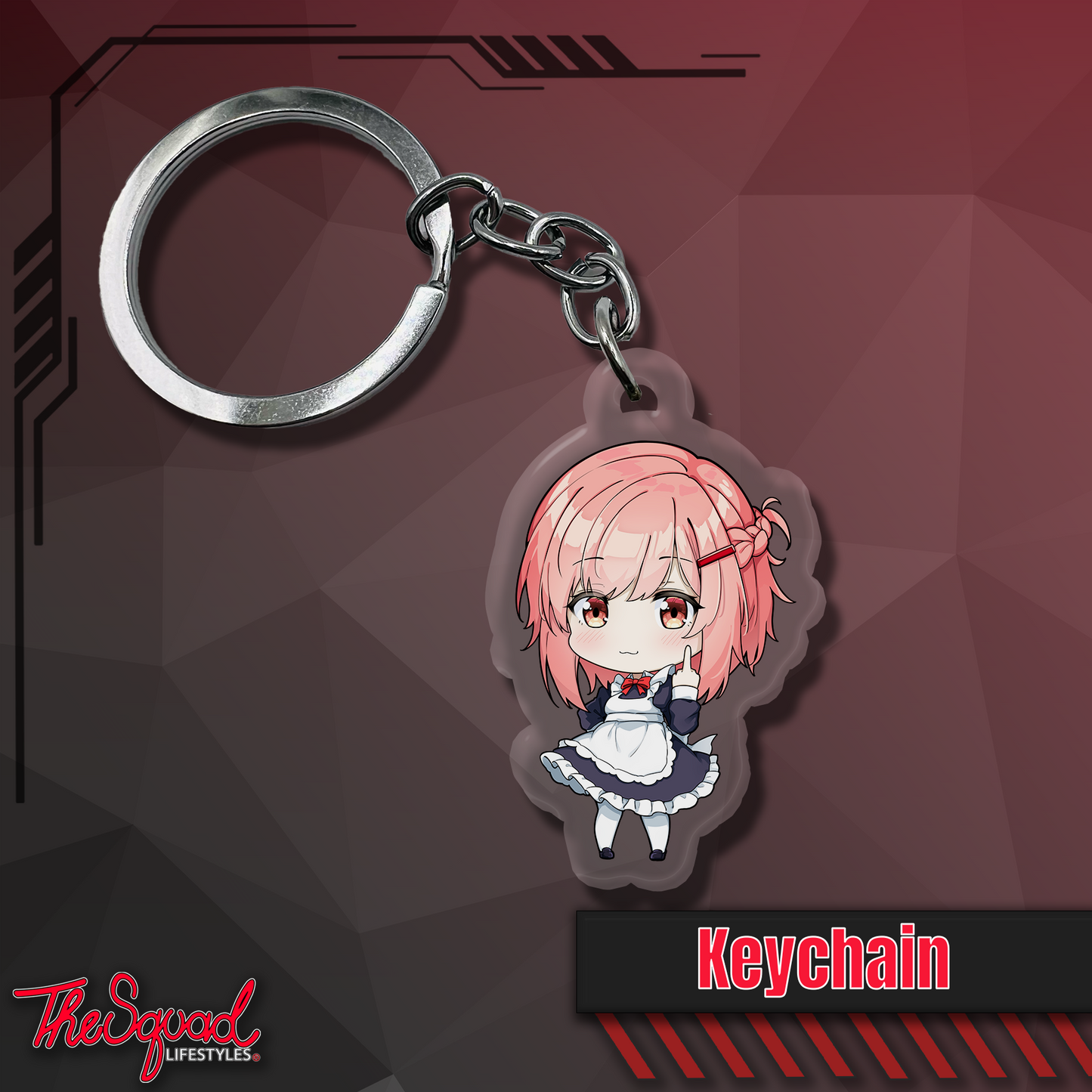 KayCee Pocket Waifu Keychain