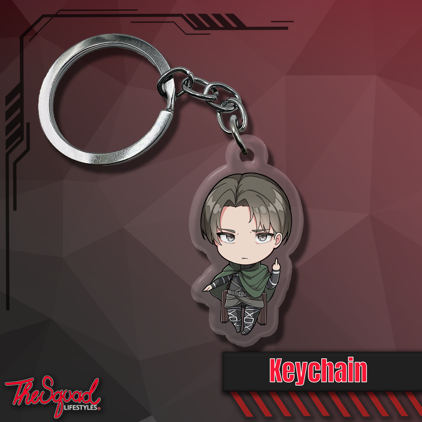 Levi Pocket Chibi Keychain