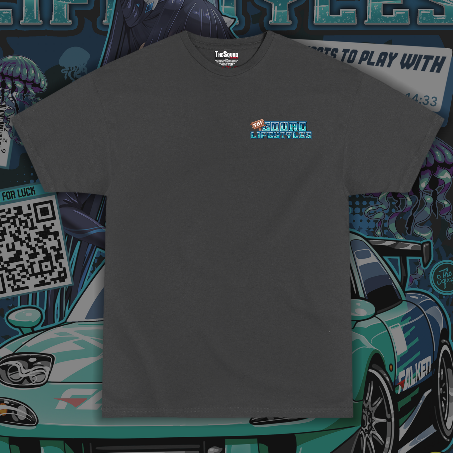 Race Queen Mermaid x RX7 FD T-Shirt