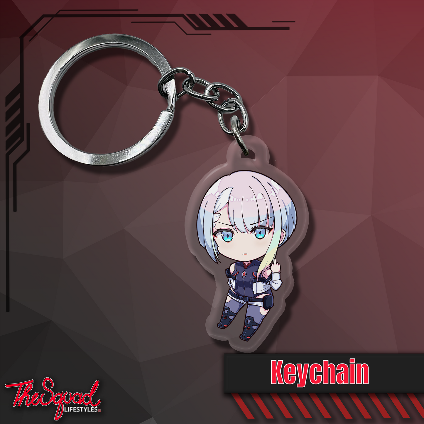 Lucy Pocket Waifu Keychain