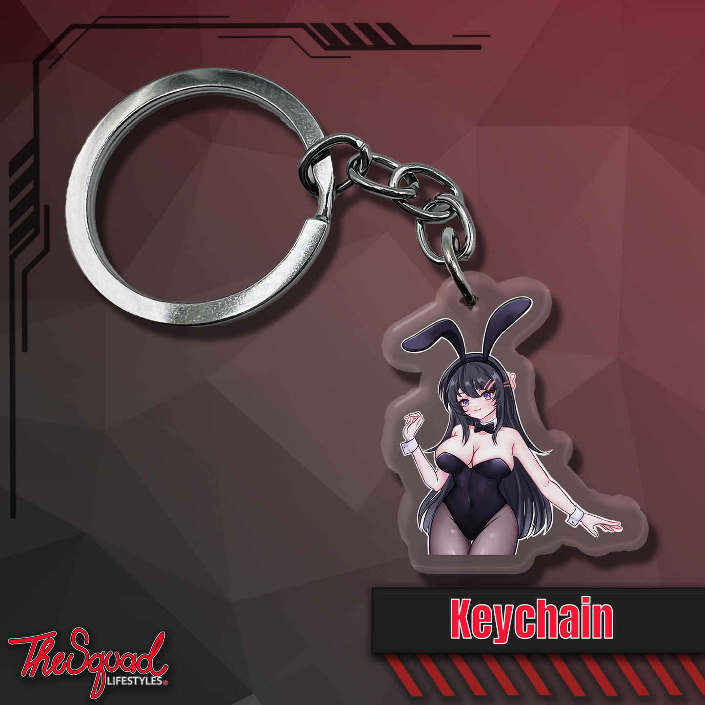 Bunny Girl Mai Keychain