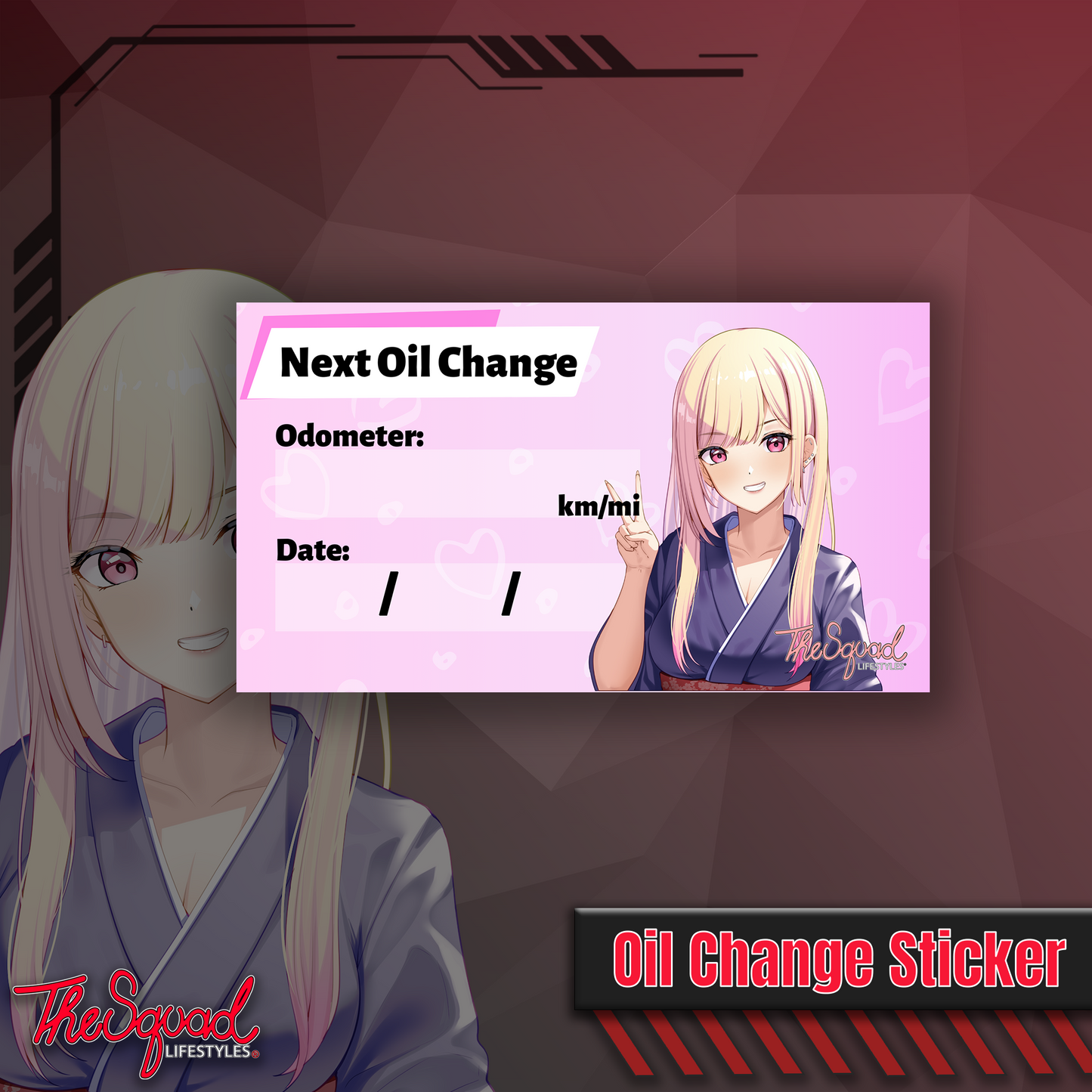 Marin Festival Oil Change Sticker