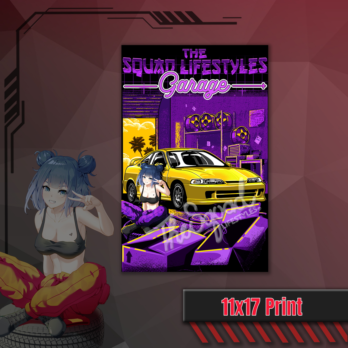 Emi TSL Garage Print