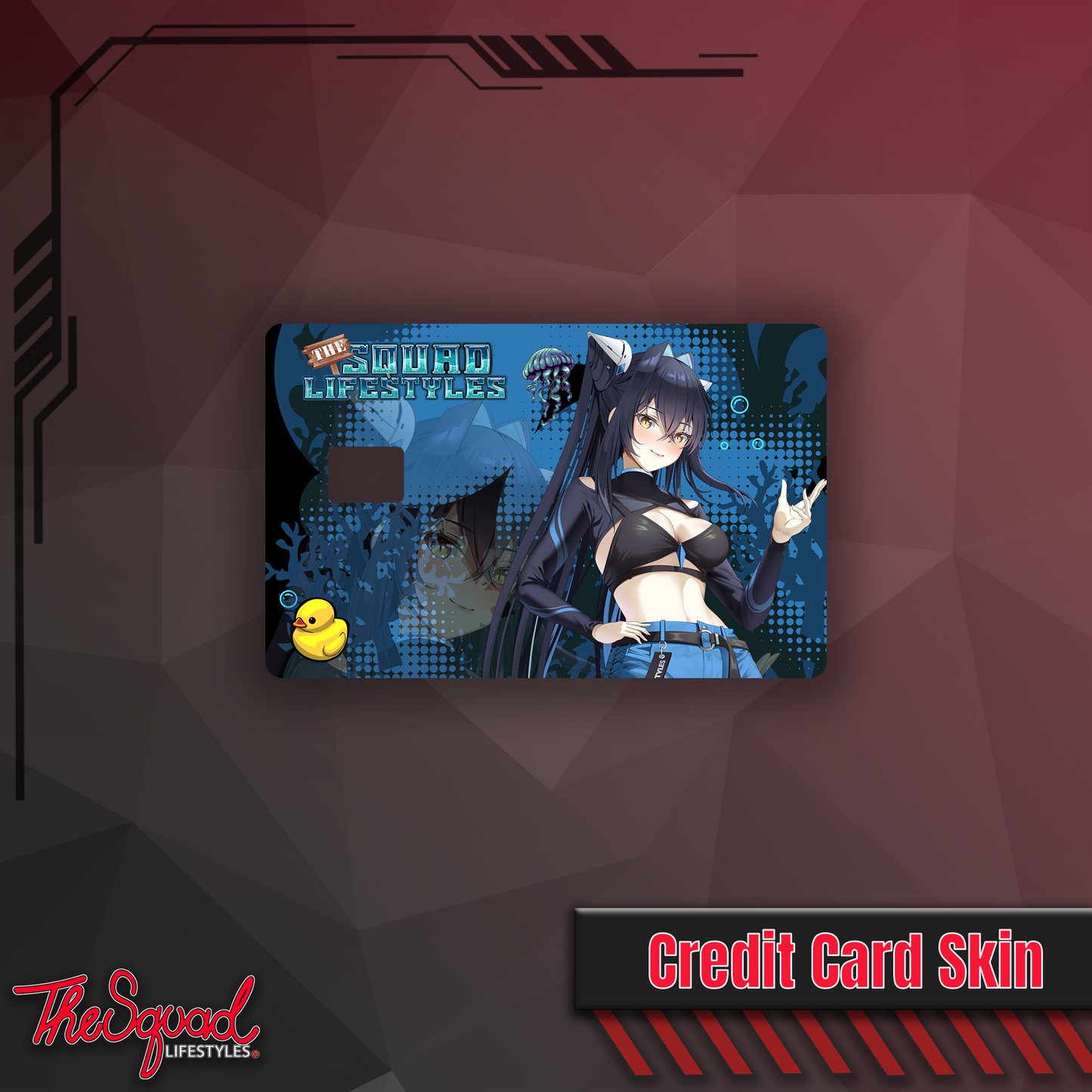 Race Queen Mermaid Credit Card Skin