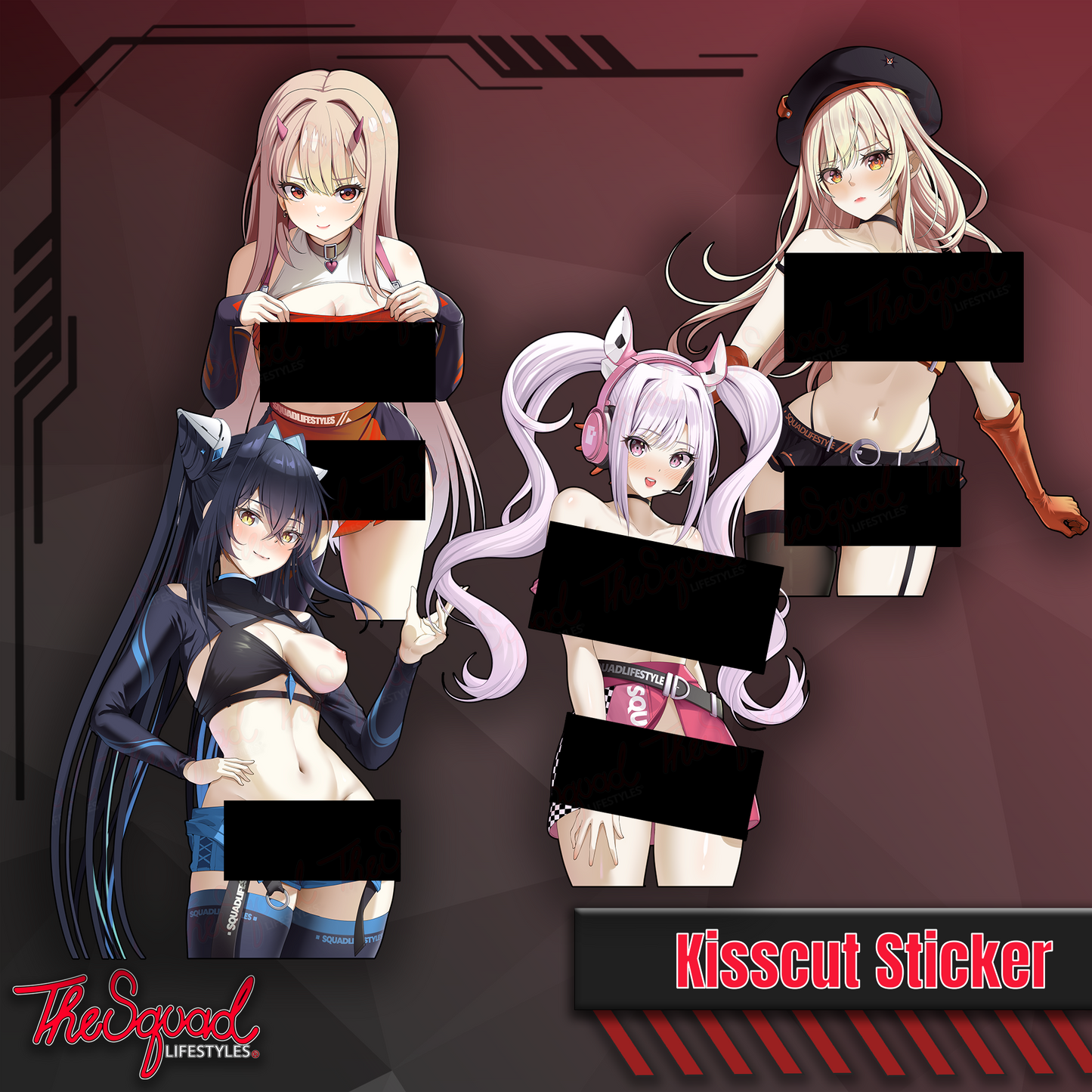 Nikke Race Queens Sticker Bundle