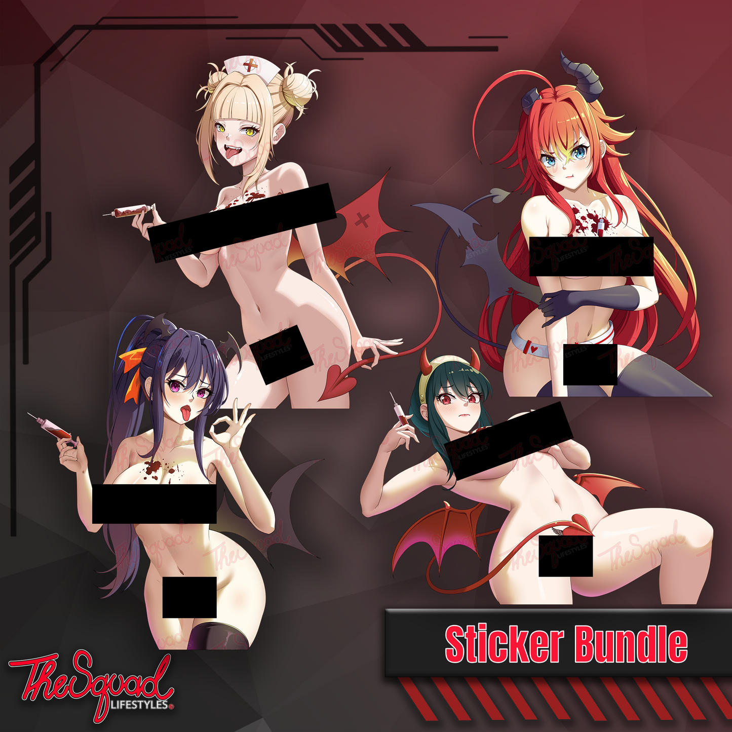 Nurse Succubus Sticker Bundle