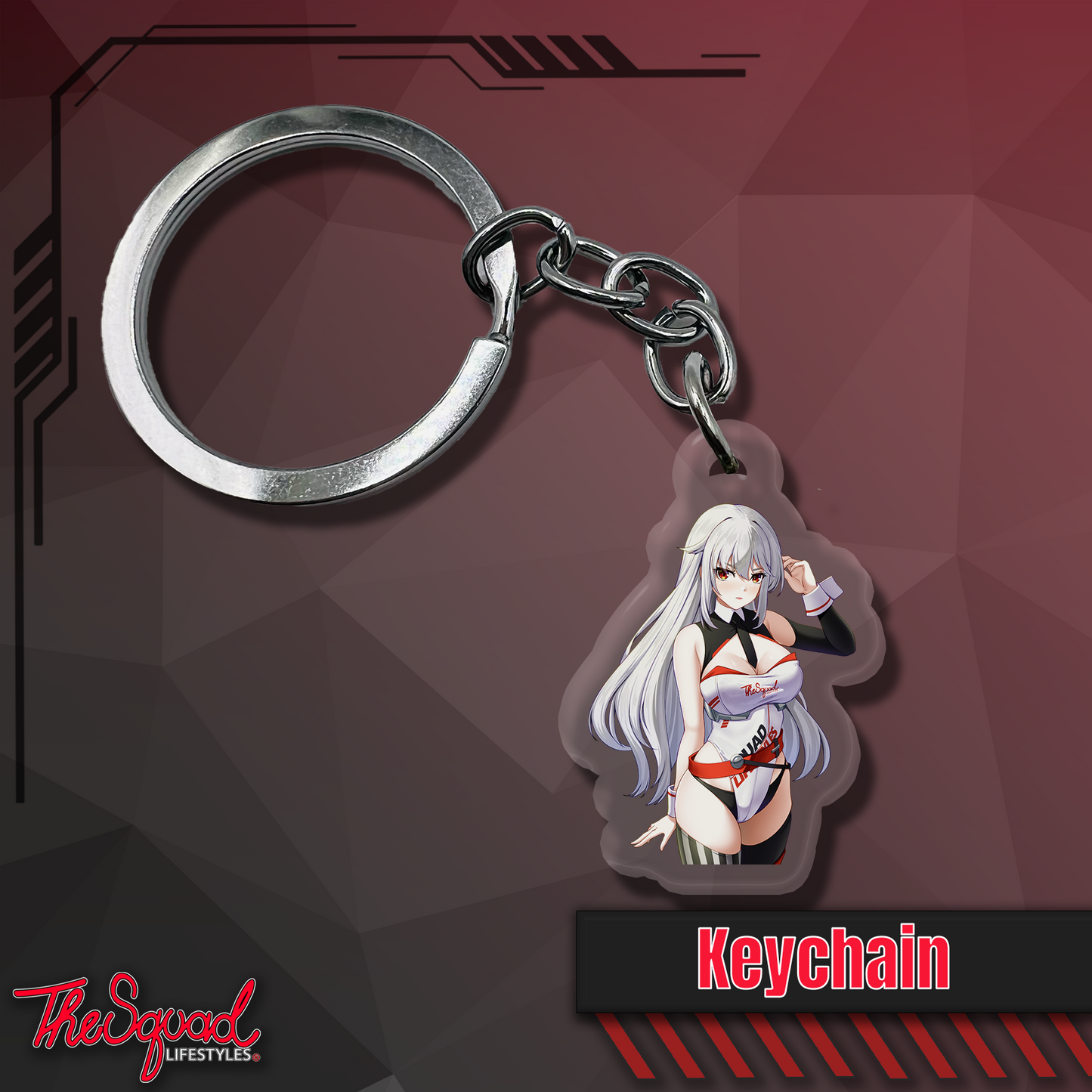 Race Queen Haruka Keychain