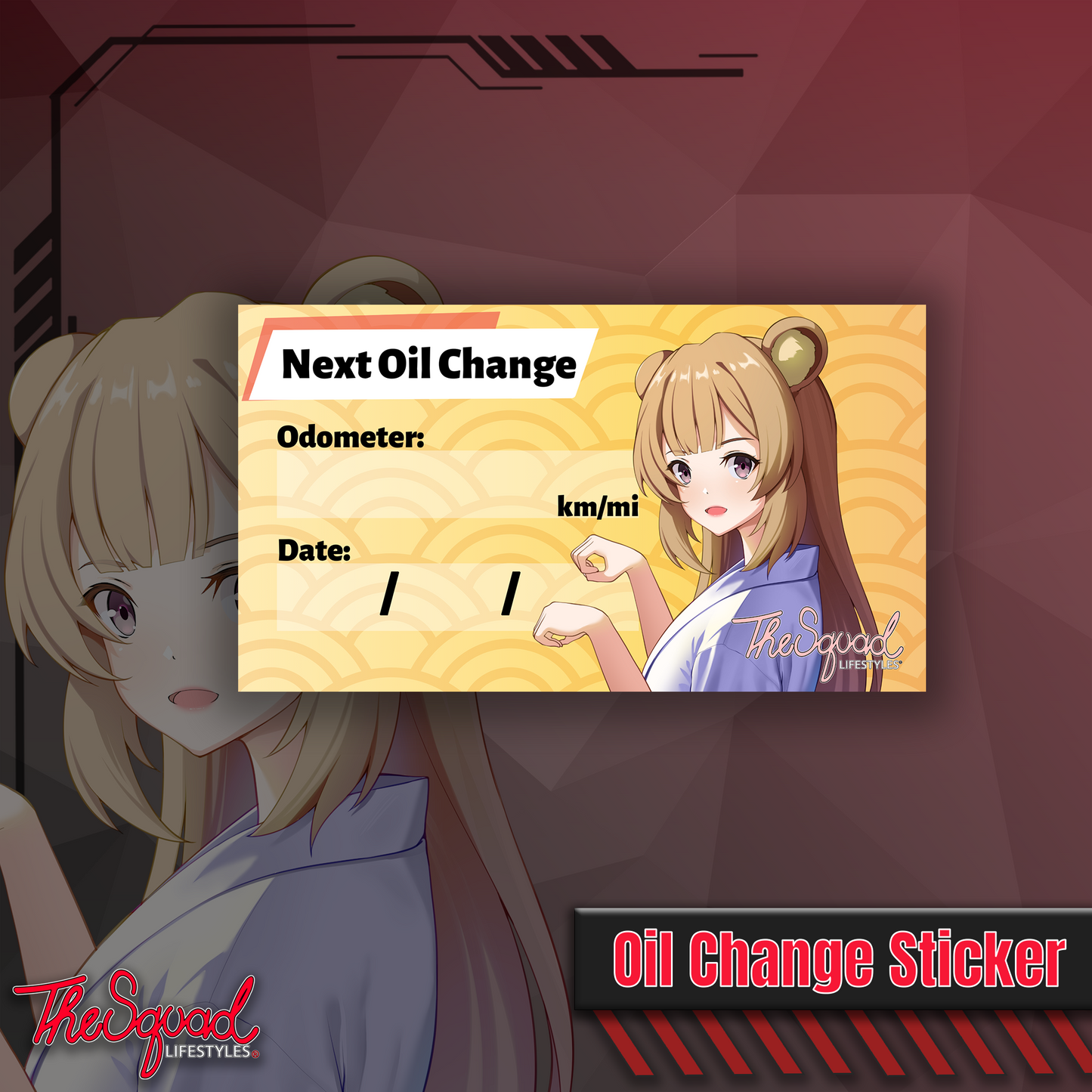Raphtalia Festival Oil Change Sticker