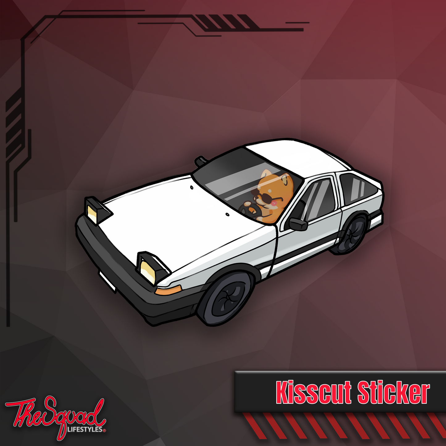 Shiba AE86 Sticker
