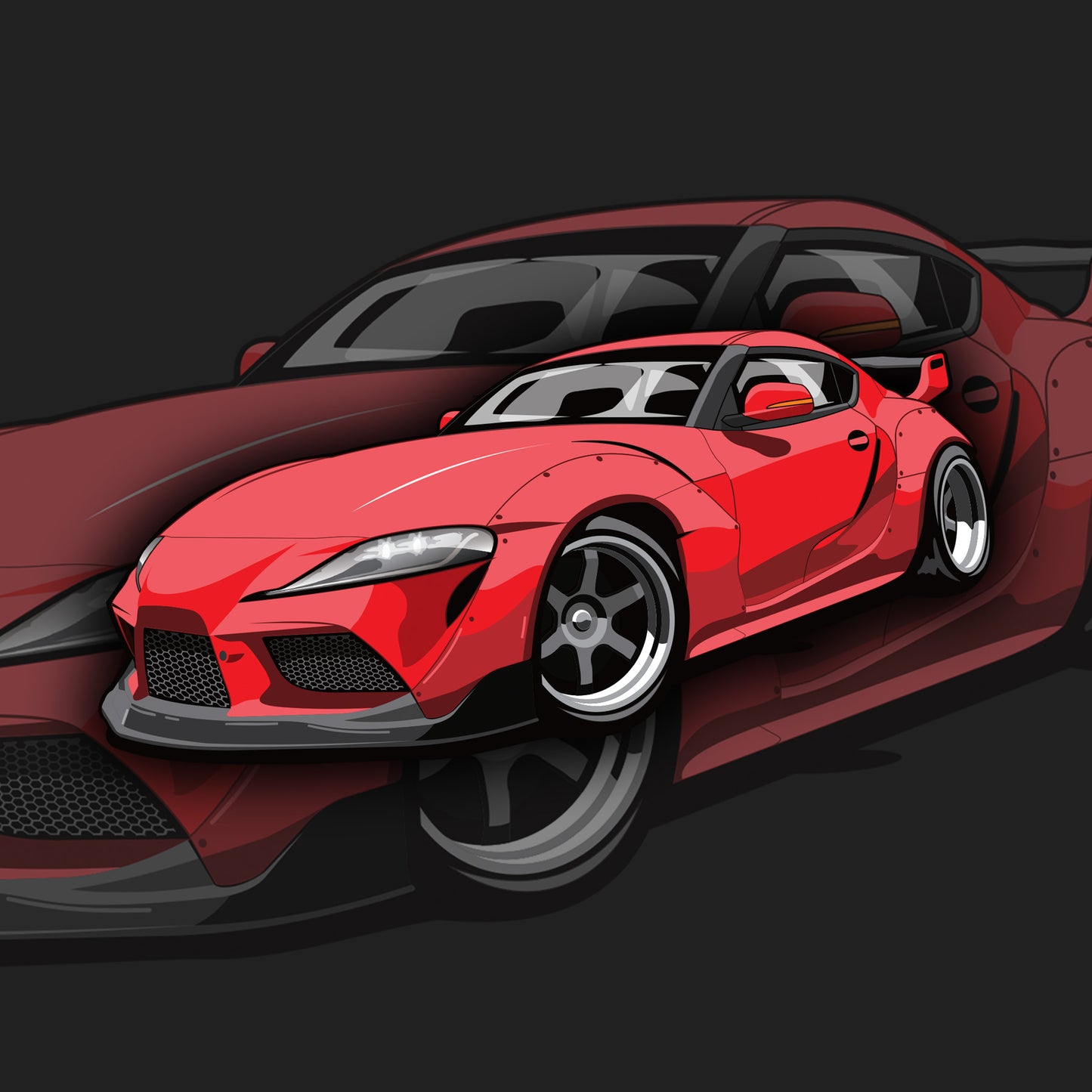 MKV Supra Sticker