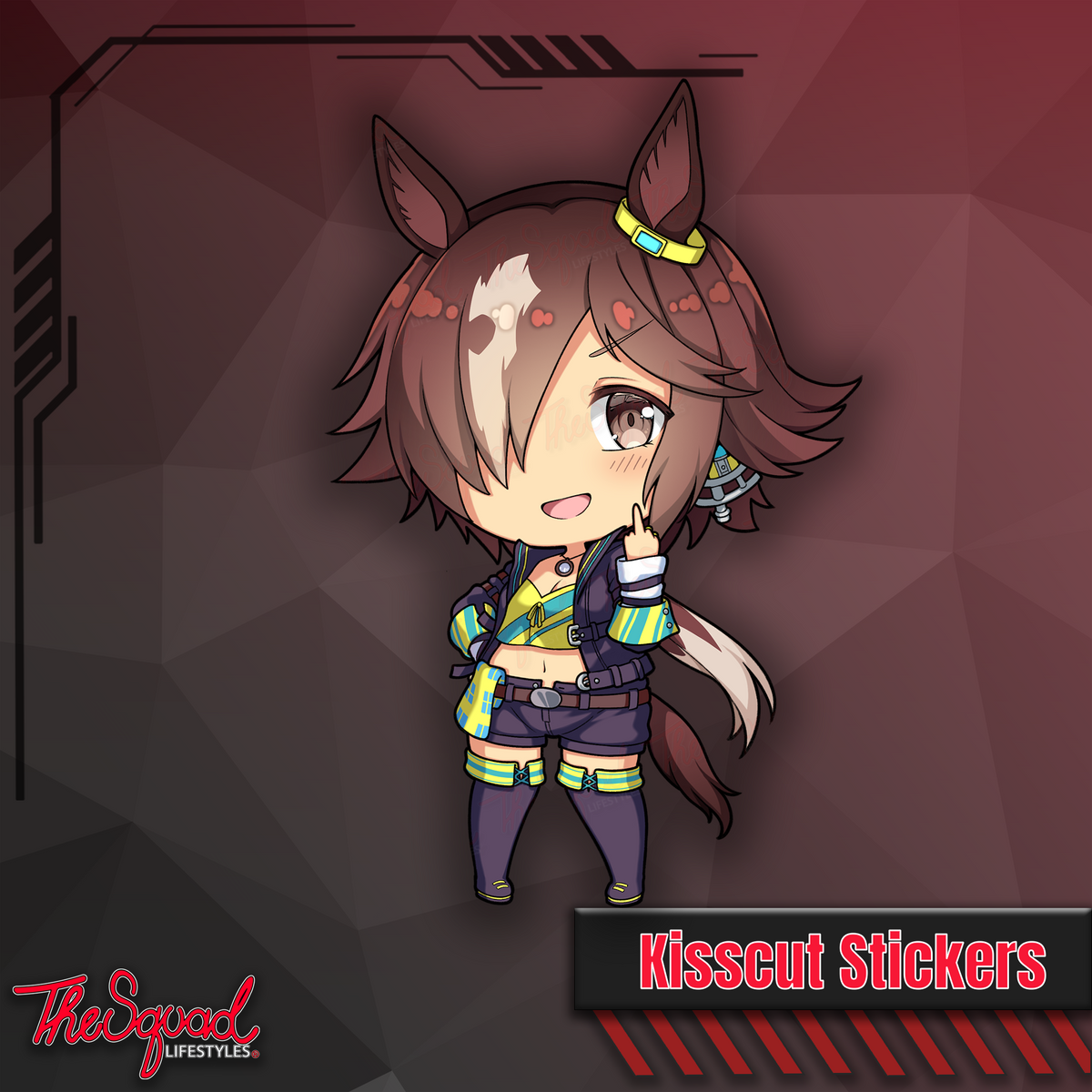 Uma Pocket Waifus V5 Full Bodies Stickers