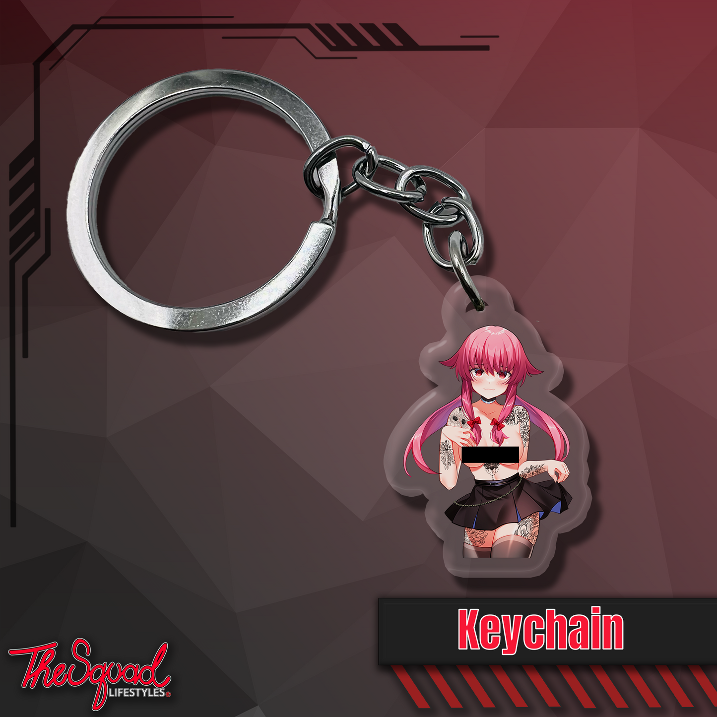 Goth Yuno Keychain