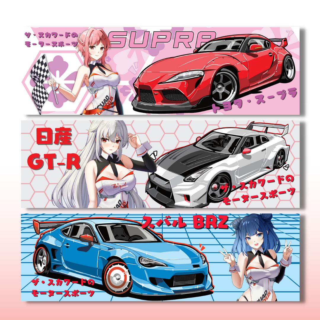 Racing Waifus Slap Bundle