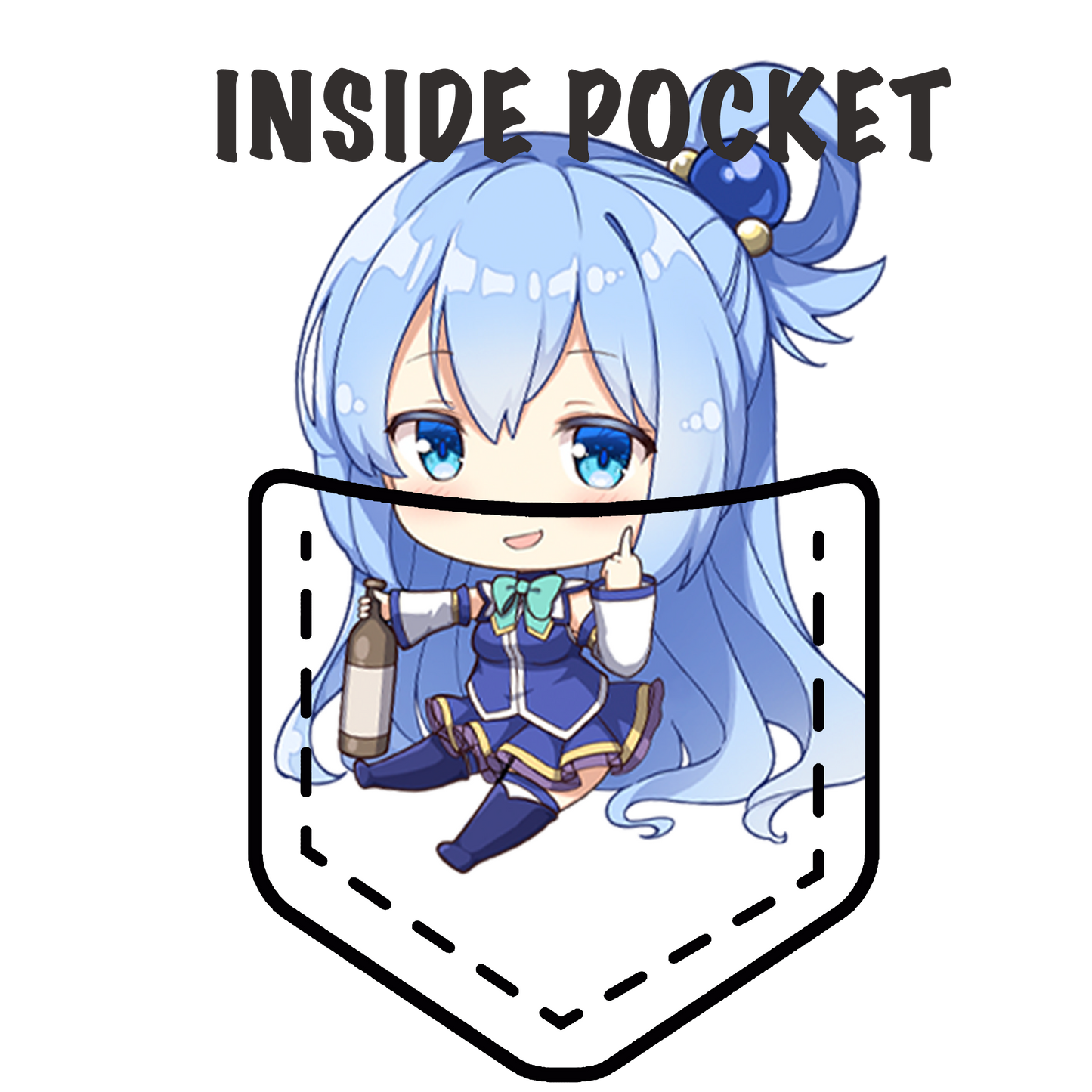 Aqua Pocket Waifu Shirt