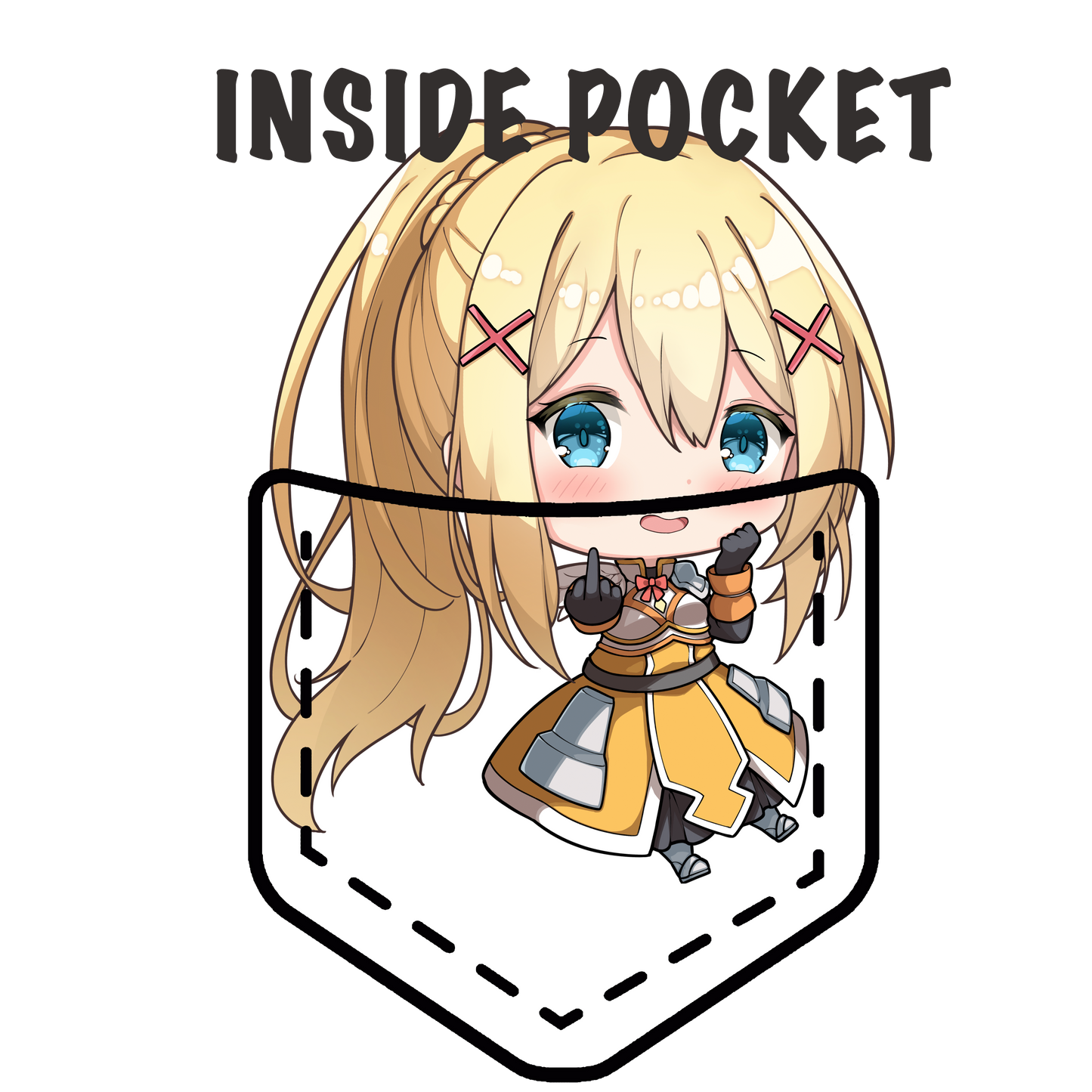 Darkness Pocket Waifu Shirt