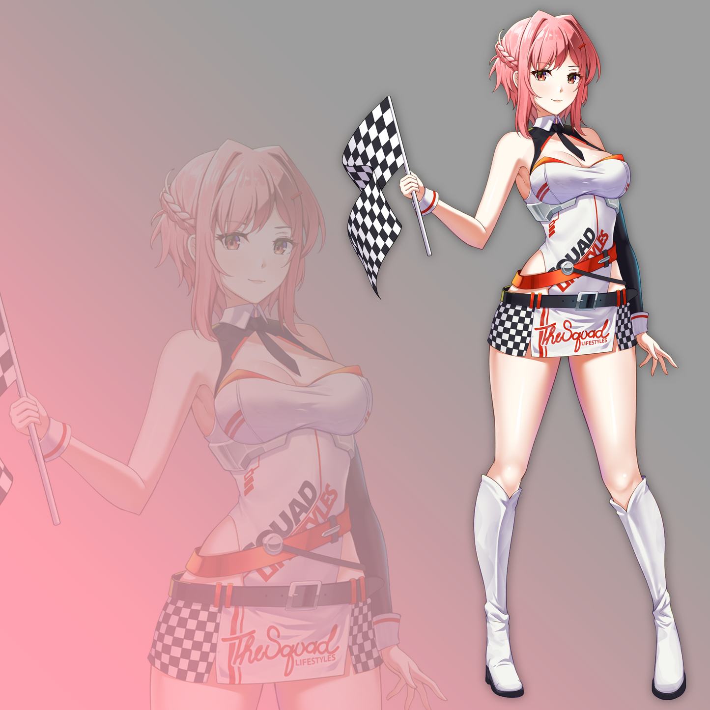 Racing Kaycee Sticker