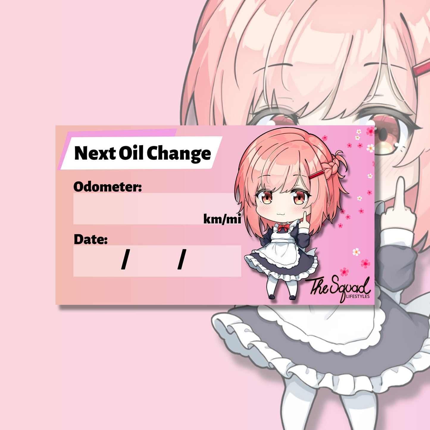 Pocket Waifu + Anya Oil Change Sticker Bundle