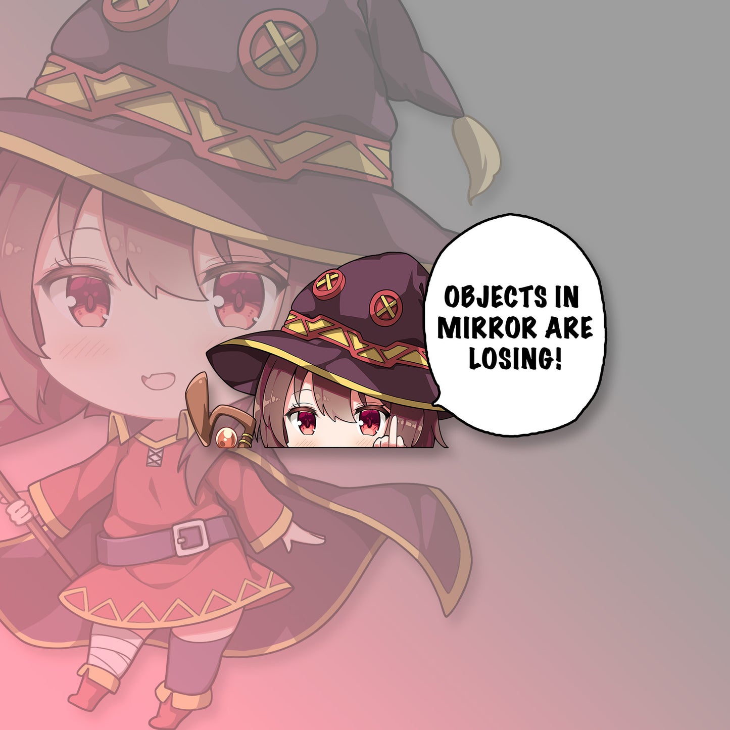 Megumin Objects in Mirror