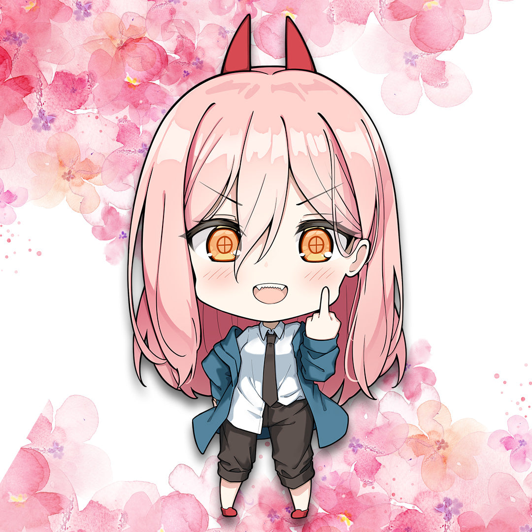 Power Pocket Waifu Sticker