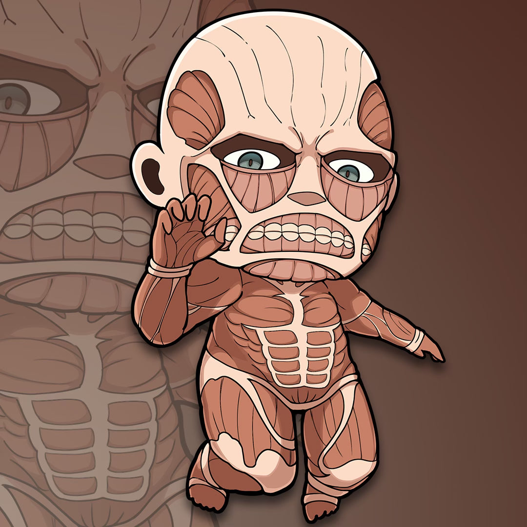 Colossal Titan Pocket Titan Sticker