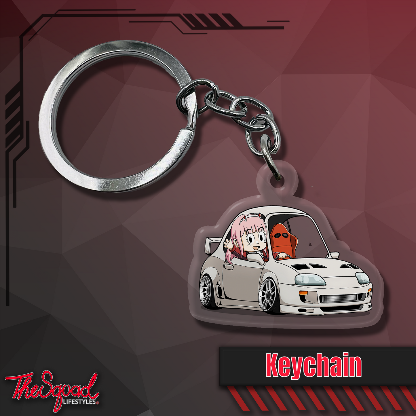 002 Supra Chibi Keychain