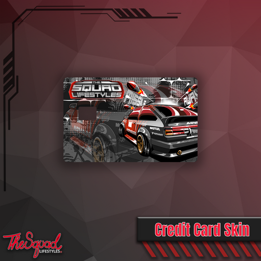 AE86 Racing Livery Credit Card Skin