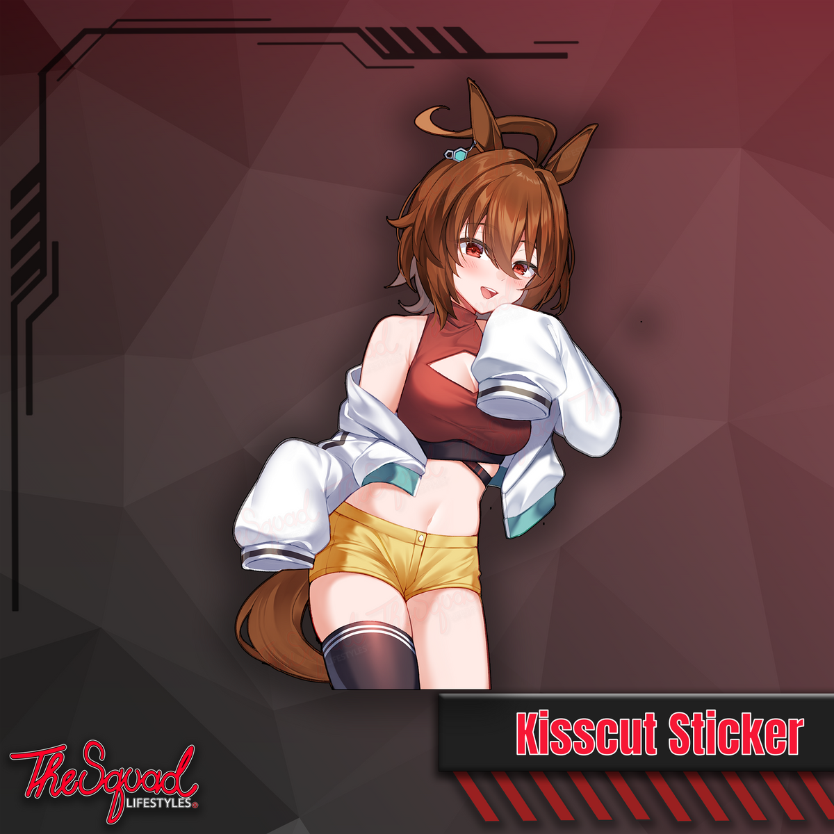 Racer Uma Stickers