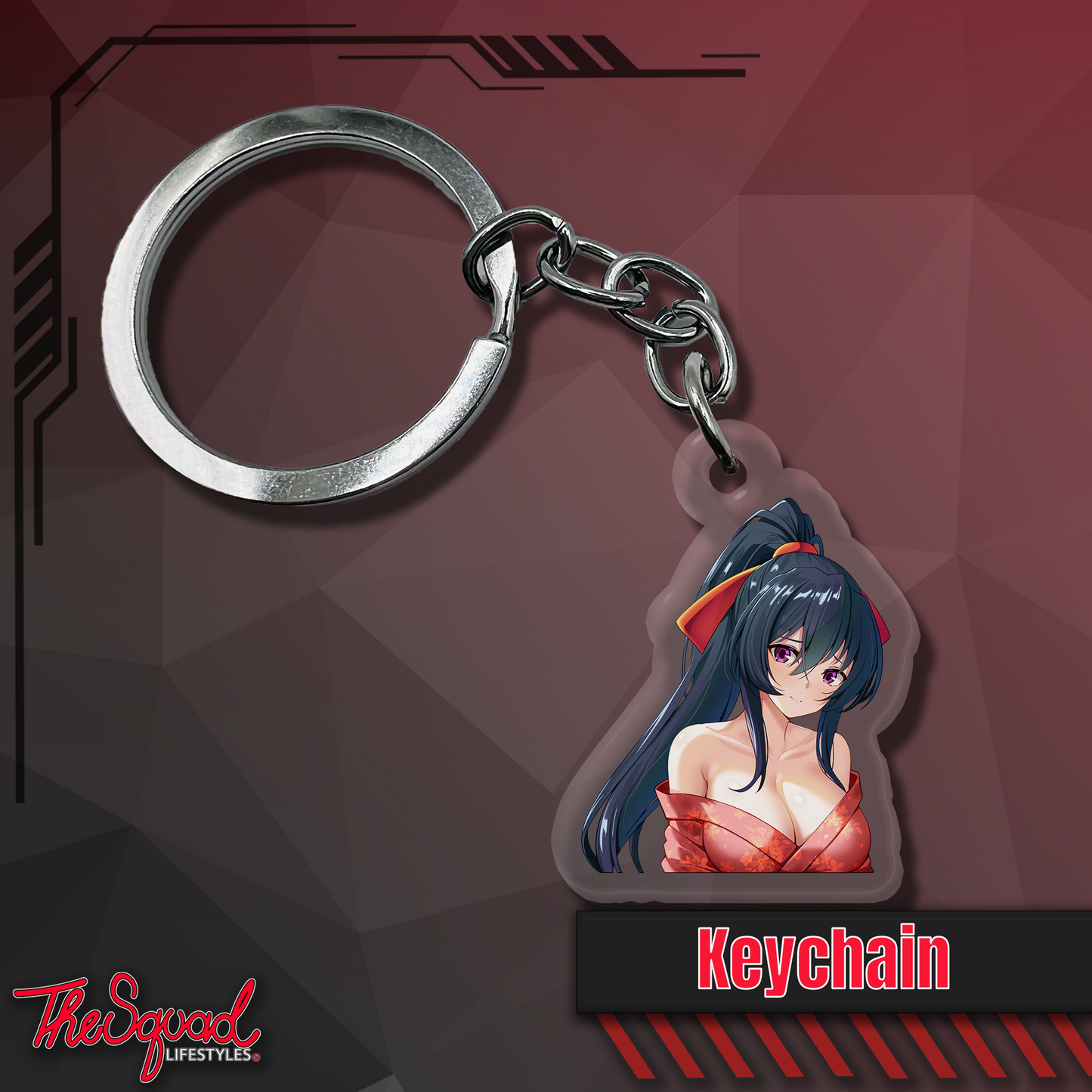 Festival Akeno Keychain