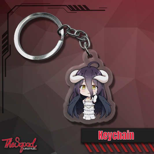 Albedo Pocket Waifu Keychain