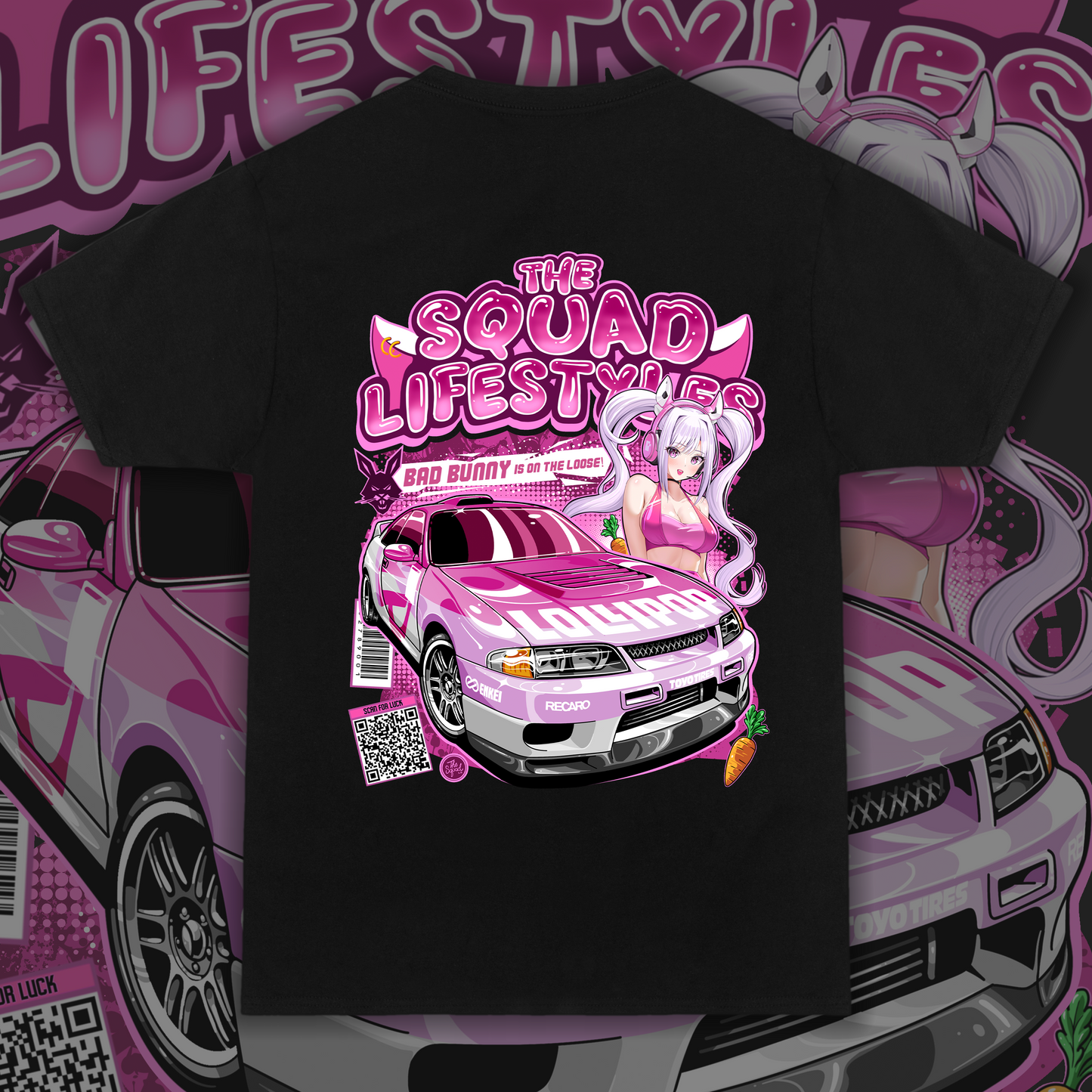 Race Queen Alice x GTR R33 T-Shirt