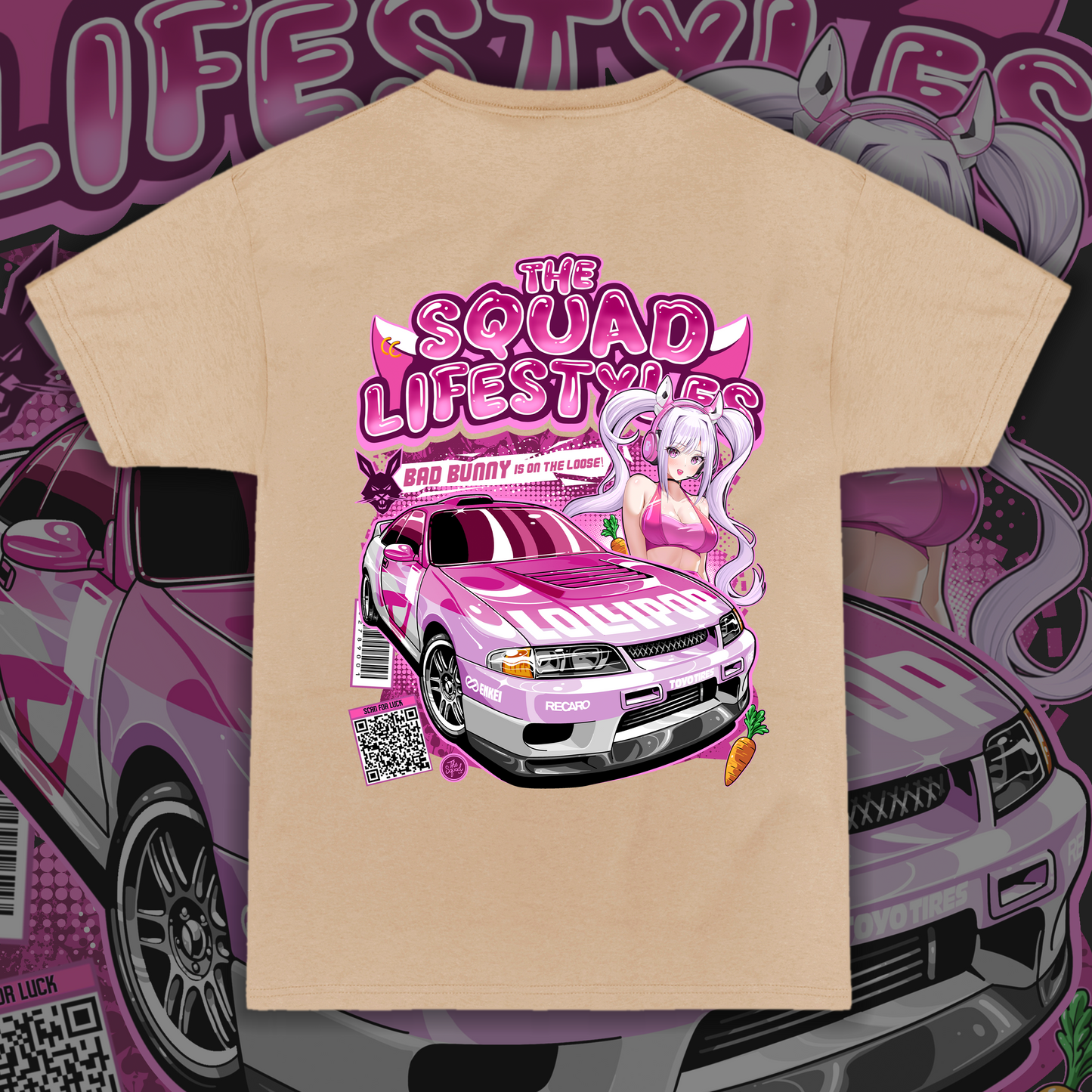 Race Queen Alice x GTR R33 T-Shirt